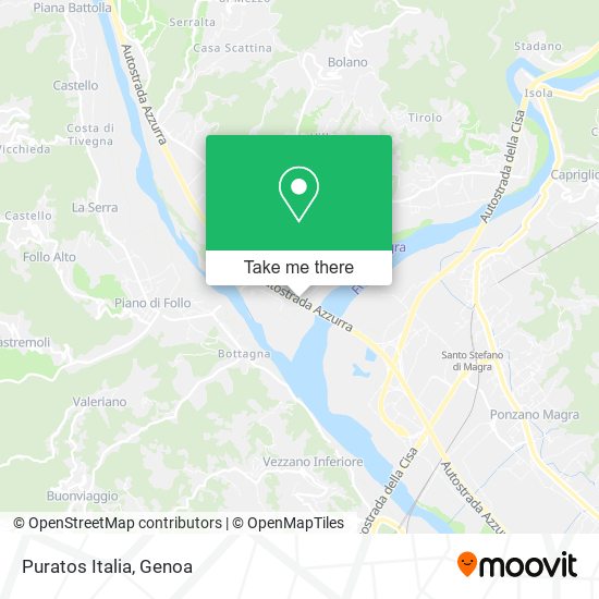 Puratos Italia map