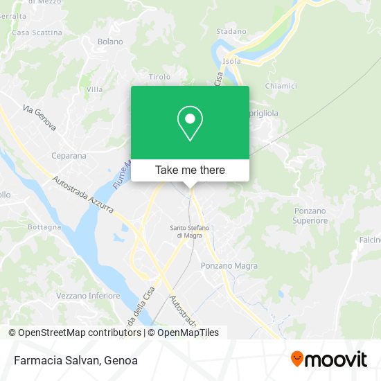 Farmacia Salvan map