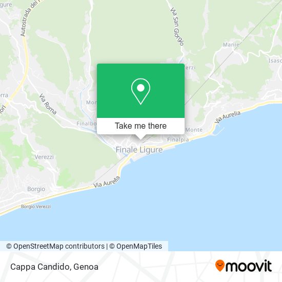 Cappa Candido map