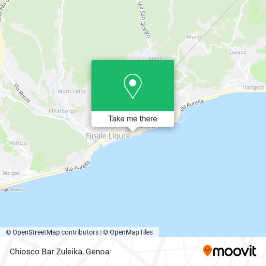 Chiosco Bar Zuleika map