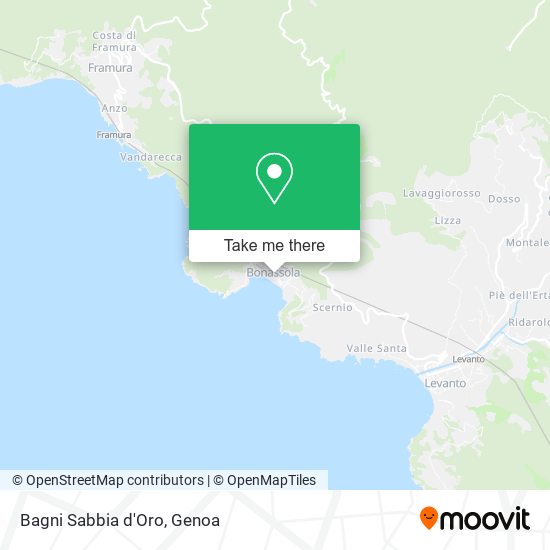 Bagni Sabbia d'Oro map