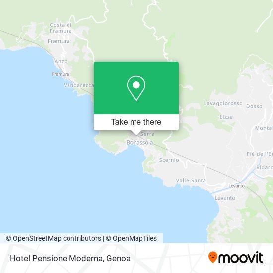 Hotel Pensione Moderna map