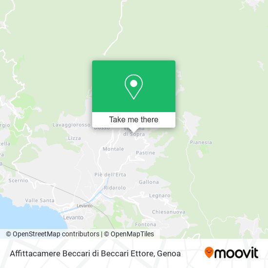 Affittacamere Beccari di Beccari Ettore map