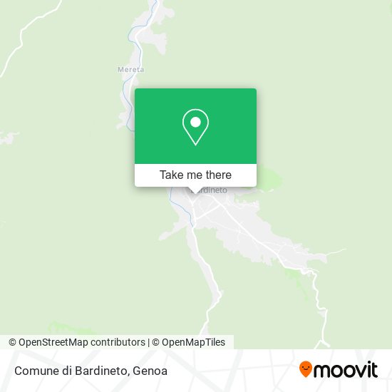 Comune di Bardineto map