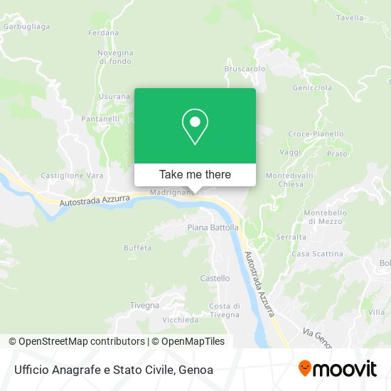 Ufficio Anagrafe e Stato Civile map
