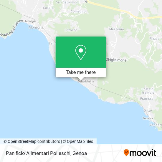 Panificio Alimentari Polleschi map
