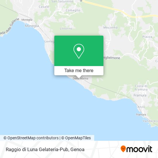 Raggio di Luna Gelateria-Pub map