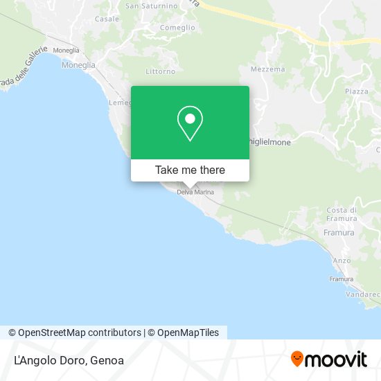 L'Angolo Doro map
