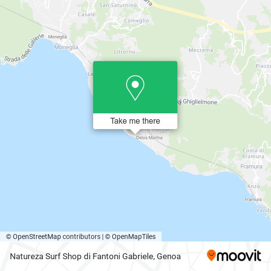 Natureza Surf Shop di Fantoni Gabriele map