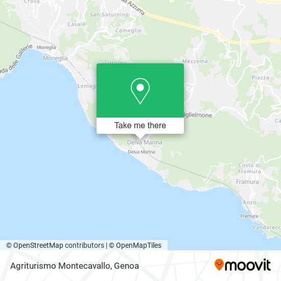 Agriturismo Montecavallo map
