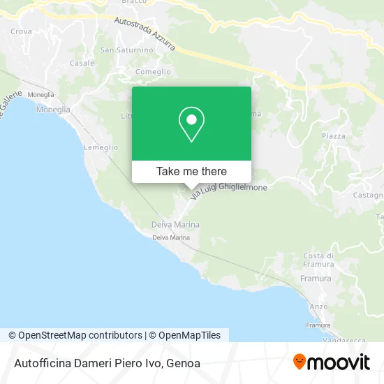 Dameri Piero Ivo Auto Repair Shop map