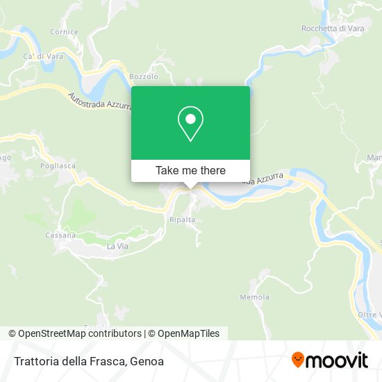 Trattoria della Frasca map