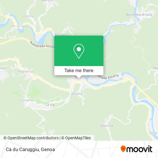 Cà du Caruggiu map