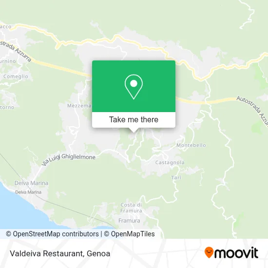 Valdeiva Restaurant map