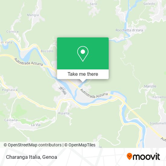 Charanga Italia map