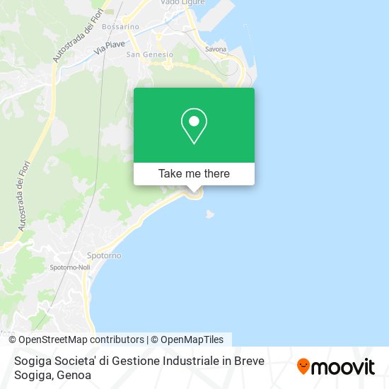Sogiga Societa' di Gestione Industriale in Breve Sogiga map