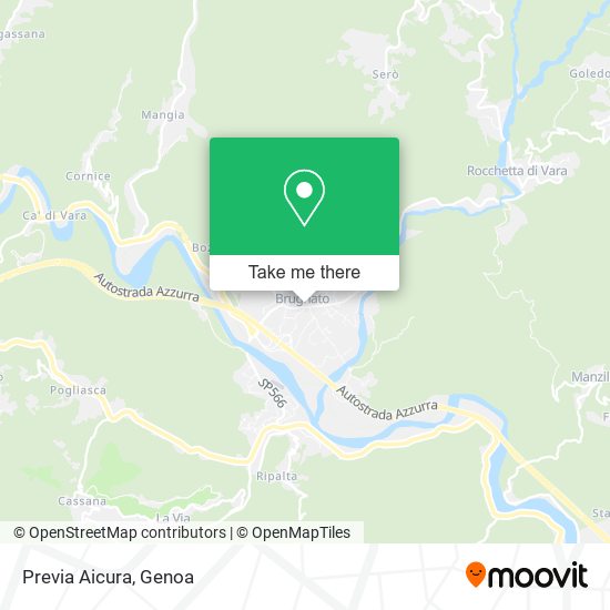 Previa Aicura map