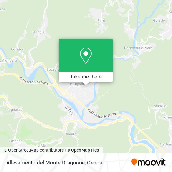 Allevamento del Monte Dragnone map