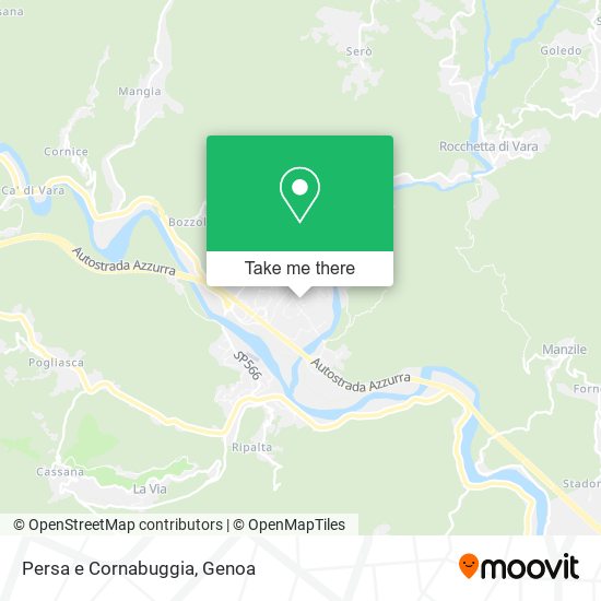 Persa e Cornabuggia map