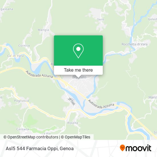 Asl5 544 Farmacia Oppi map