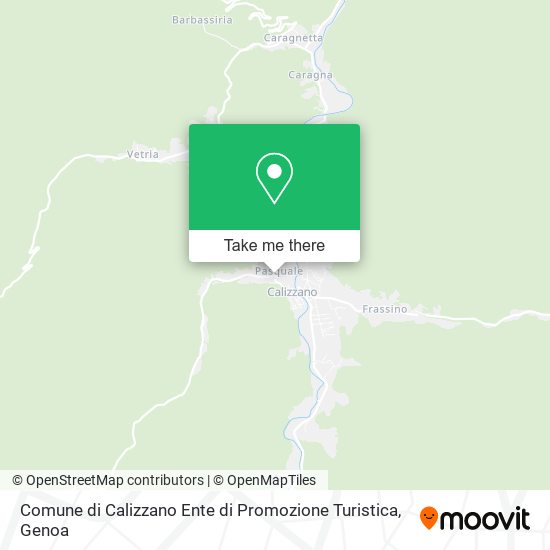 Comune di Calizzano Ente di Promozione Turistica map