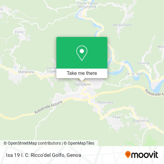 Isa 19 I. C. Ricco'del Golfo map