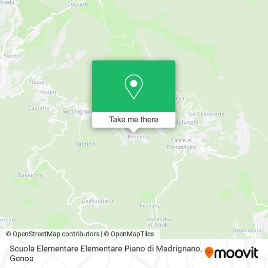 Scuola Elementare Elementare Piano di Madrignano map