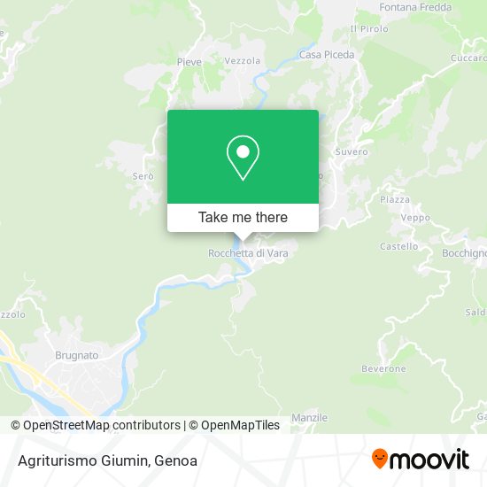 Agriturismo Giumin map