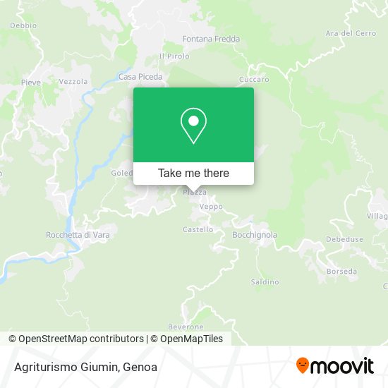 Agriturismo Giumin map