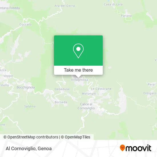 Al Cornoviglio map