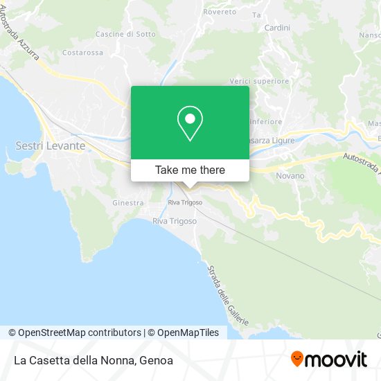 La Casetta della Nonna map