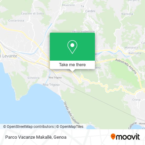 Parco Vacanze Makallè map