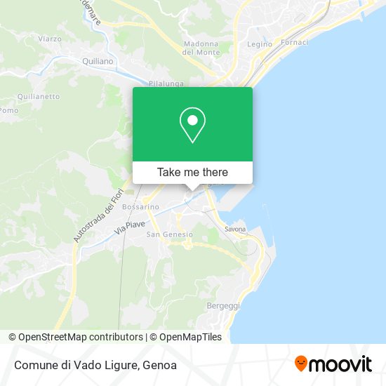 Comune di Vado Ligure map