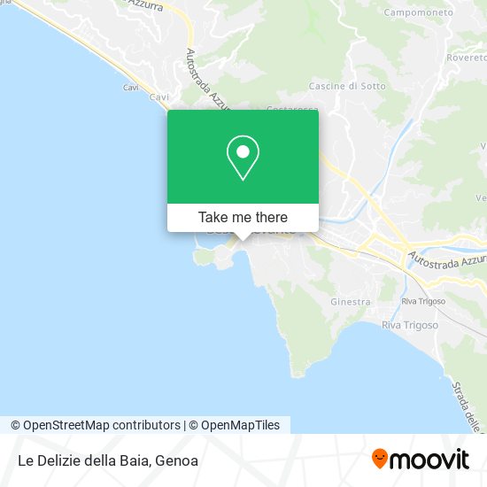 Le Delizie della Baia map