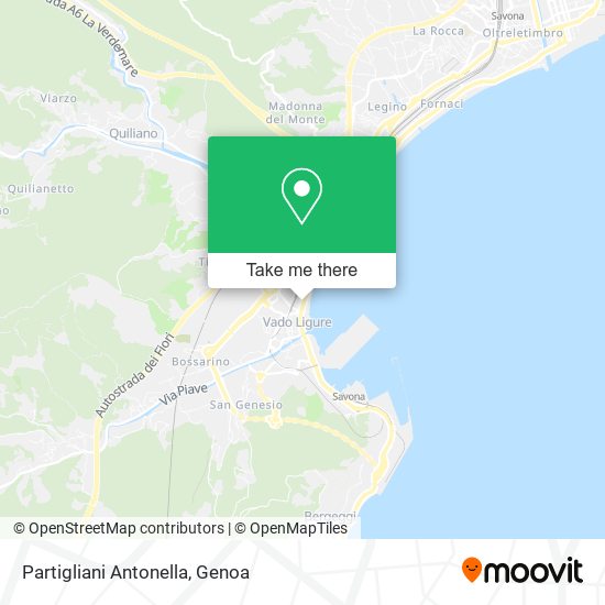 Partigliani Antonella map