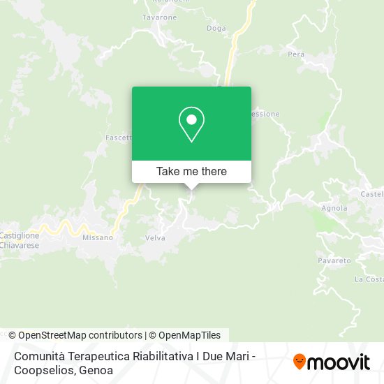 Comunità Terapeutica Riabilitativa I Due Mari - Coopselios map