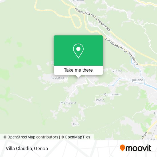 Villa Claudia map