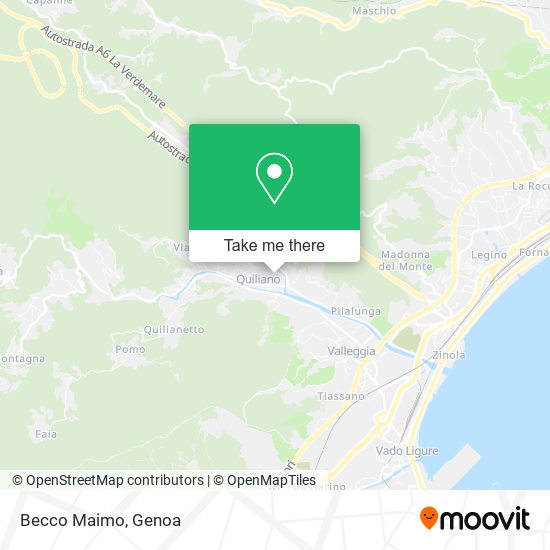 Becco Maimo map
