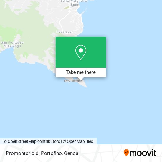 Promontorio di Portofino map
