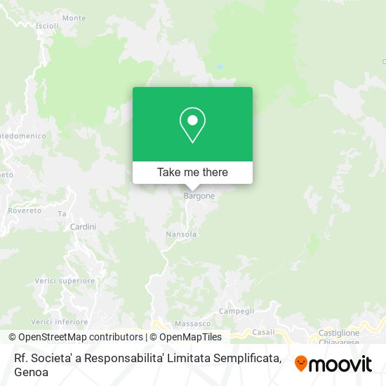 Rf. Societa' a Responsabilita' Limitata Semplificata map