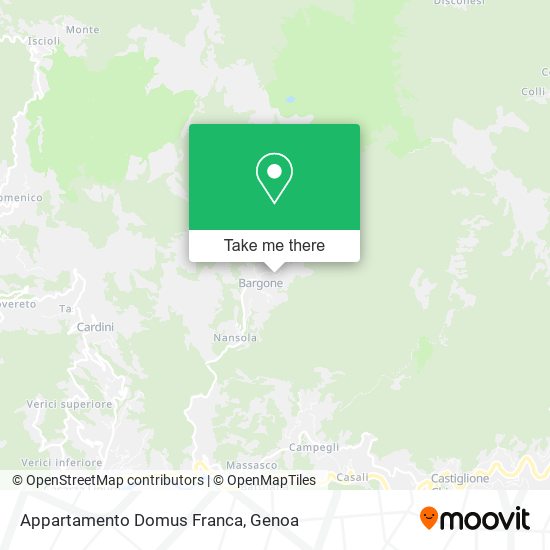 Appartamento Domus Franca map