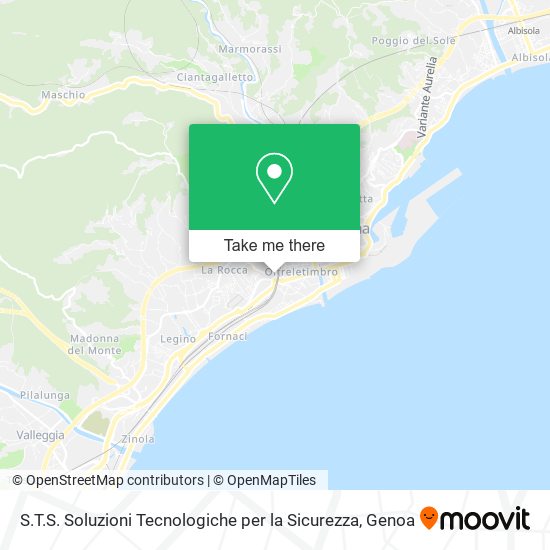 S.T.S. Soluzioni Tecnologiche per la Sicurezza map