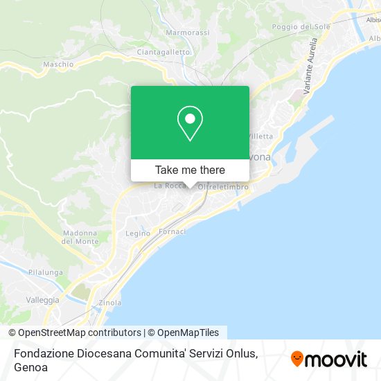 Fondazione Diocesana Comunita' Servizi Onlus map