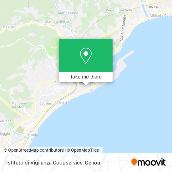 Istituto di Vigilanza Coopservice map