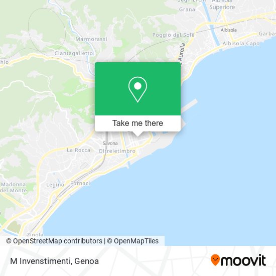 M Invenstimenti map