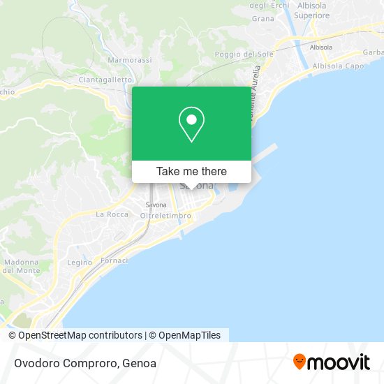 Ovodoro Comproro map