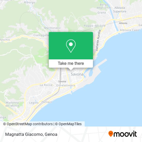 Magnatta Giacomo map