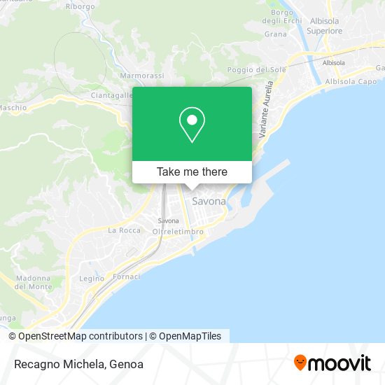Recagno Michela map