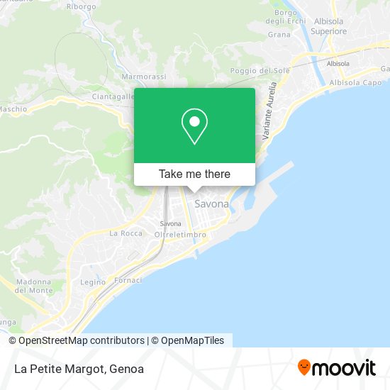 La Petite Margot map