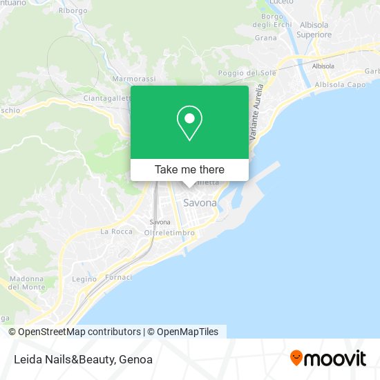 Leida Nails&Beauty map